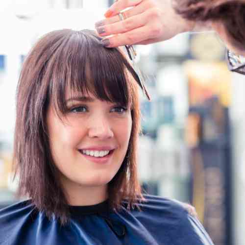 Womens hair cut